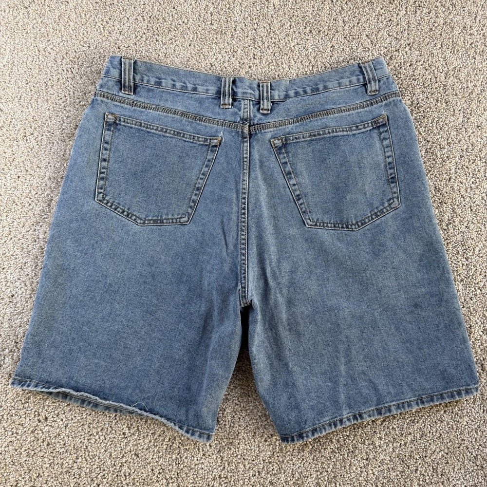 Vintage Big Mac Denim Shorts Mens 38 Blue Medium Wash Baggy 5 Pocket Workwear